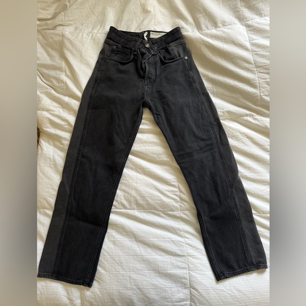 rag & bone Black High Rise Women Jeans